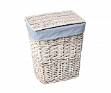 Плетеная корзина для белья с крышкой Wasserkraft Lippe WB-450-L