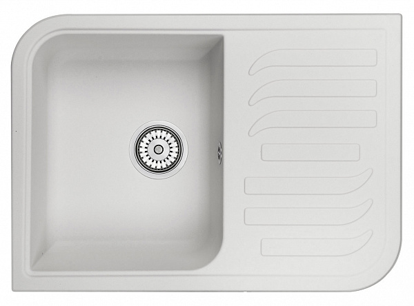 Мойка кухонная Granula прямоугольная кварц 7001, АРКТИК