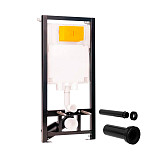 Сет: Инстал.OLI 80 ECO +панель Globe черн., OLI+Унитаз Point Меркурий, чёрный