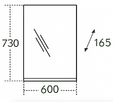 Зеркало Сити 60 Санта 101201