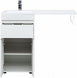 Тумба под раковину Aquanet Токио 48 белый (напольная, 1 ящик, 2 дверцы) 00237744