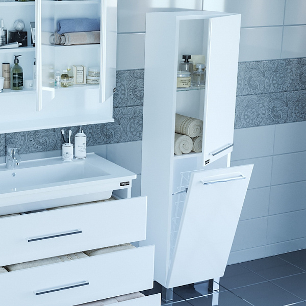 Колонна Вегас 40 с бельевой корзиной напольная/подвесная Санта 526005