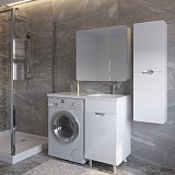 Зеркало-шкаф "Адель 80" белое