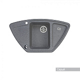 Мойка для кухни Aquaton Лория угловая серая 1A715032LR230