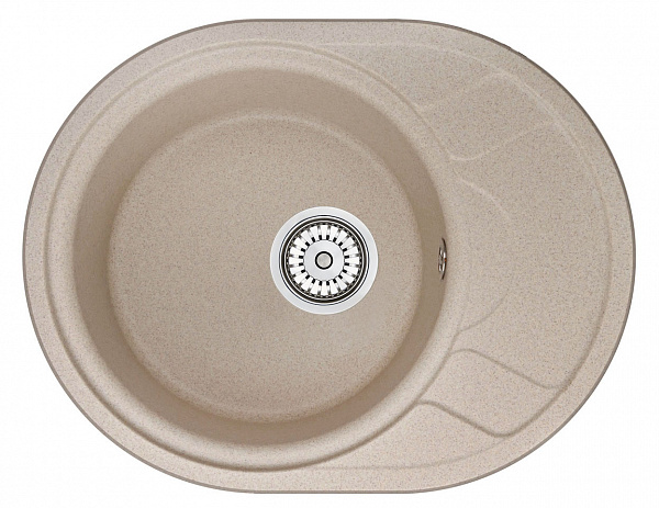 Мойка кухонная Granula овальная кварц 5802, ПЕСОК