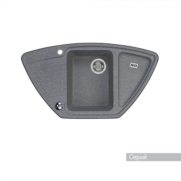 Мойка для кухни Aquaton Лория угловая серая 1A715032LR230