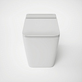 Унитаз GR-PR-5501 impuls (590*360*440) БЕЛЫЙ напольный с тонкой крышкой, 1 место