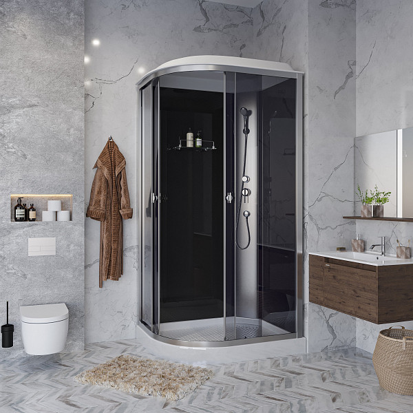 Душ.каб. Niagara Eco E120/80/13R/TN (1200х800х2150) 3 места