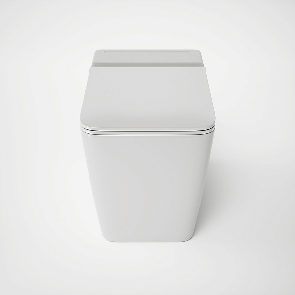 Унитаз GR-PR-5501 impuls (590*360*440) БЕЛЫЙ напольный с тонкой крышкой, 1 место