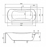 Акриловая ванна Besco Aria 160x70 WAA-160-PA