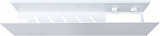 Полка Aquanet Магнум 50x12 белая матовая, с крючками 00302232
