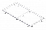 Каркас для поддона Creto Ares, Scala 120x70