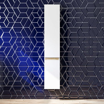 M85ACHR0306WG X-Joy, шкаф-колонна, подвесной, правый, 30 см, цвет: белый, глянец