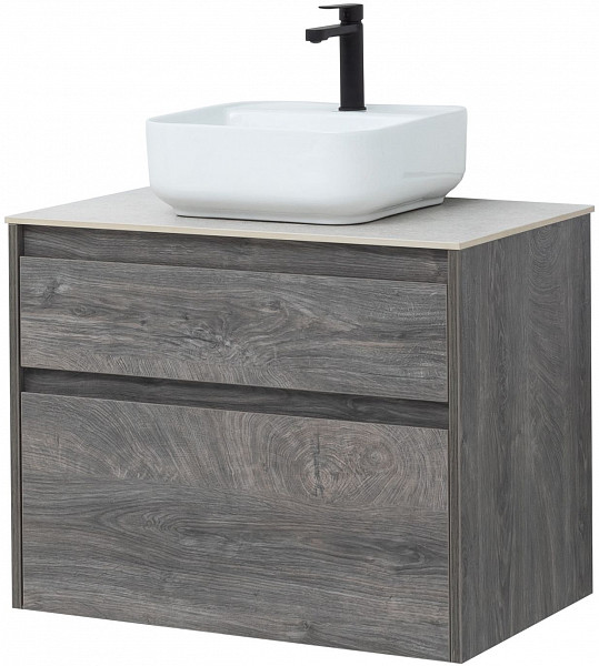 Тумба под раковину Aquanet Nova Lite 75 дуб рошелье (2 ящика) 00242273