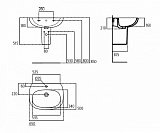 Раковина Ideal Standard Tesi 65 см T351301