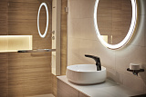Смеситель Roca Insignia для раковин, PVD, черный титан, без донного клапана, 5A3B3ACN0