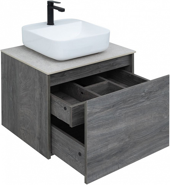 Тумба под раковину Aquanet Nova Lite 60 дуб рошелье (1 ящик) 00242570