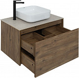 Тумба под раковину Aquanet Nova Lite 75 дуб рустикальный (1 ящик) 00249514