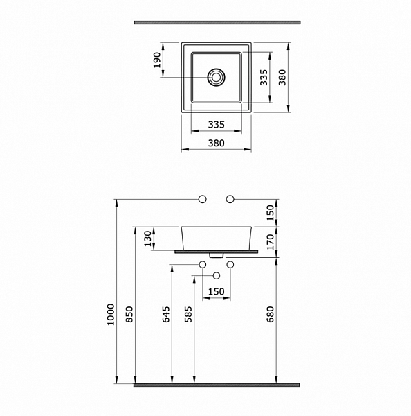 Раковина Bocchi Vessel 1173-002-0125 белая матовая