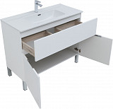 Мебель для ванной Aquanet Алвита New 100 1 ящик, 2 дверцы, белый матовый 00274184