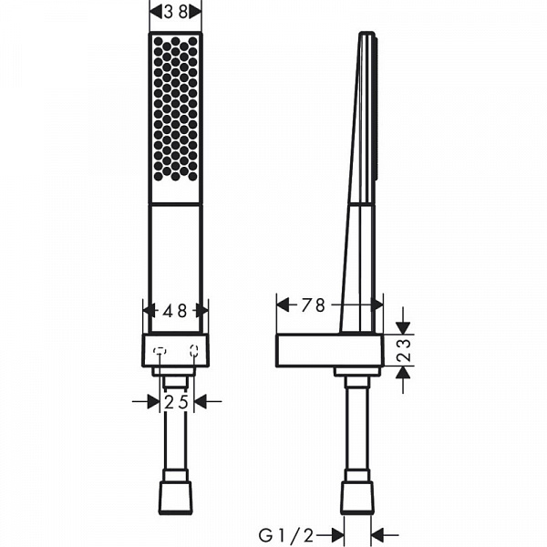 Душевой набор Hansgrohe Rainfinity 100 1 jet 160 см 26856000 со шлангом