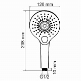 Лейка 3-функциональная Wasserkraft A101