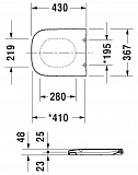 Крышка-сиденье Duravit Happy D.2 0064590000 с микролифтом