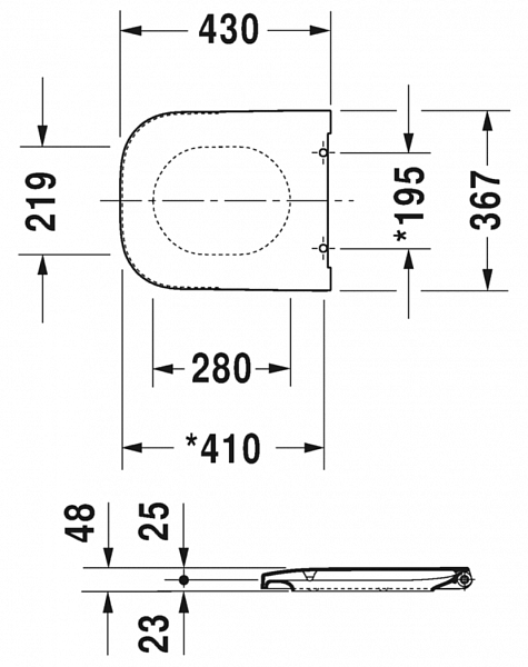 Крышка-сиденье Duravit Happy D.2 0064590000 с микролифтом