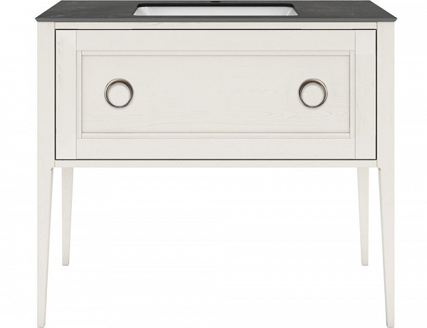 Тумба Kerama Marazzi PLAZA Classic Neo напольная с ящиком 100, белая матовая