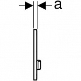 Клавиша смыва Geberit Sigma 50 115.788.TG.2