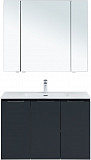 Мебель для ванной Aquanet Алвита New 100 3 дверцы, антрацит 00273986