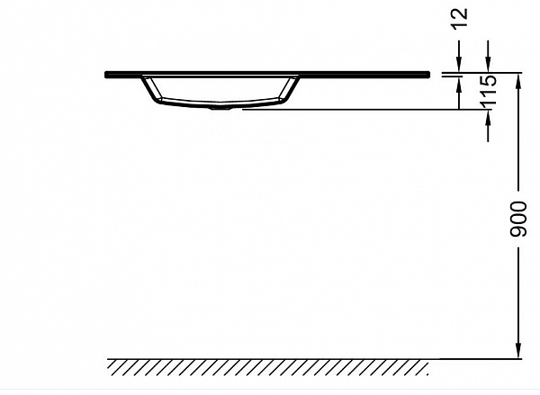 Раковина Jacob Delafon Vox 100x46 см EB2102-DD4