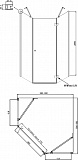Душевое ограждение Ambassador Diamond 12011111R