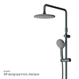 F42890A24 Gem набор 2в1: см-ль д/душа, верхний душ d 220 мм, ручн.душ 110 мм, 1 ф-ция, душевая штанг