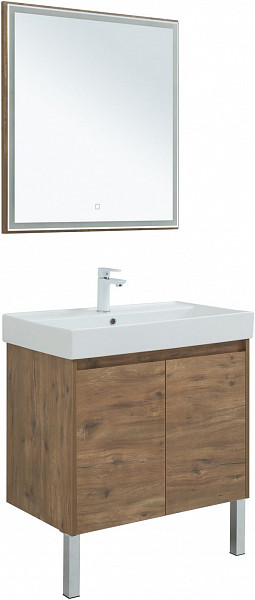 Мебель для ванной Aquanet Nova Lite 75 дуб рустикальный (2 дверцы) 00302537