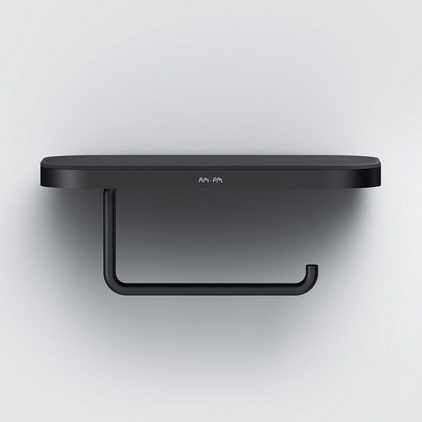 A8F341422 Func Держатель для туалетной бумаги с полкой, черный