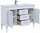 Тумба под раковину Aquanet Селена 120 белый/серебро 00201652