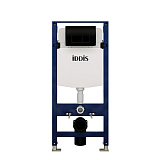 Комплект 2 в 1: инсталляция и клавиша смыва, черн., Optima Home, IDDIS, OPH00MBi32K