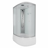 Душ.каб. NG-7310-14L (1200х800х2150) высокий поддон(40см) стекло МАТОВОЕ 4 места