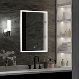 Зеркало Континент "Frame white standart" 600x800