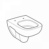 Унитаз подвесной Geberit Renova Compact Square 206145000