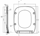 Крышка для чаши Roca Debba soft close 8019D2003