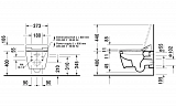 Унитаз Duravit ME by Starck 2528590000 подвесной