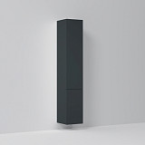 M90CHR0306GM GEM, шкаф-колонна, подвесной, правый, 30 см, двери, push-to-open, графит матовый