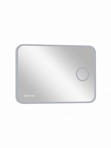 Зеркало Континент "Bliss Led" 1000х700 с увеличительным зеркалом, часами