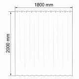 Шторка для ванны Wasserkraft Main MainSC-47101