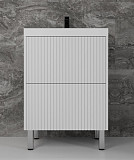 Тумба с раковиной Style Line Стокгольм 60 напольная белый софт