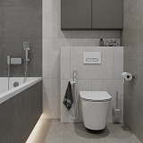 Клавиша смыва, универсальная, белая, Unifix, 001, IDDIS, UNI01WCi77