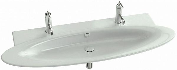 Подвесная раковина-столешница Jacob Delafon Presquile 130х50 см E4445-00