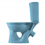Унитаз-компакт Santeri Виктория голубой 1.P301.6.S06.00B.F